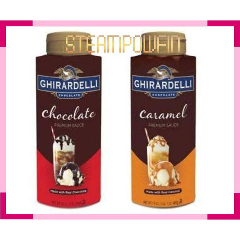 Ghirardelli caramel syrup, GHIRARDELLI Premium Sea Salt Caramel Sauce