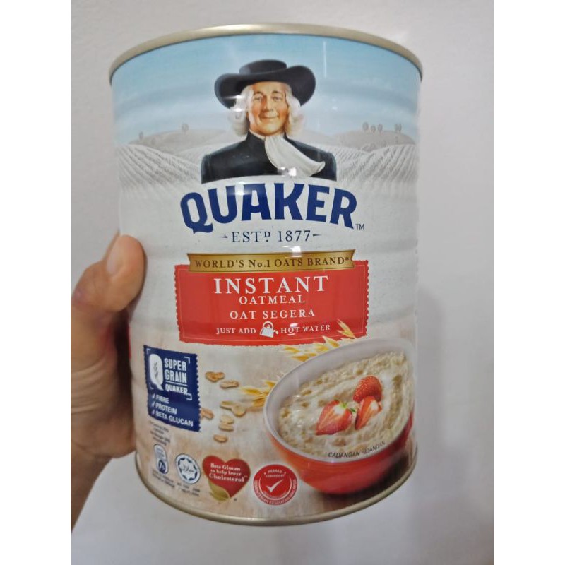 Jual (READY)Quaker malaysia Instant Oatmeal sereal oat meal 800gr high