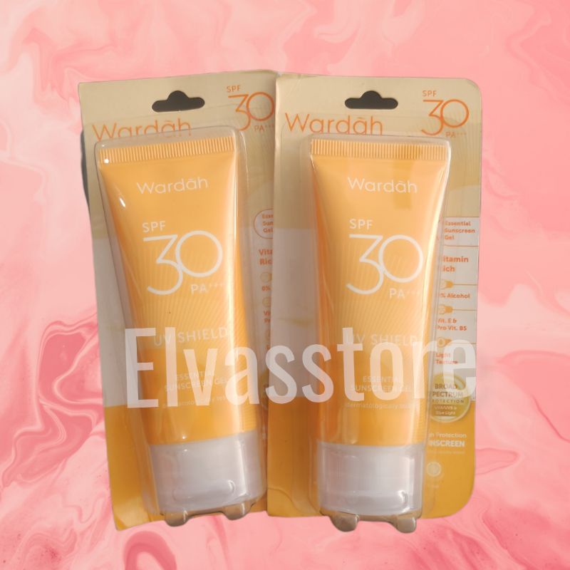 Jual WARDAH UV Shield Essential Sunscreen Gel SPF 30 Shopee Indonesia