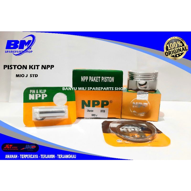 Jual PISTON KIT/ SEHER KIT YAMAHA MIO J O.S STD, 0.25, 0.50, 0.75, 1.00