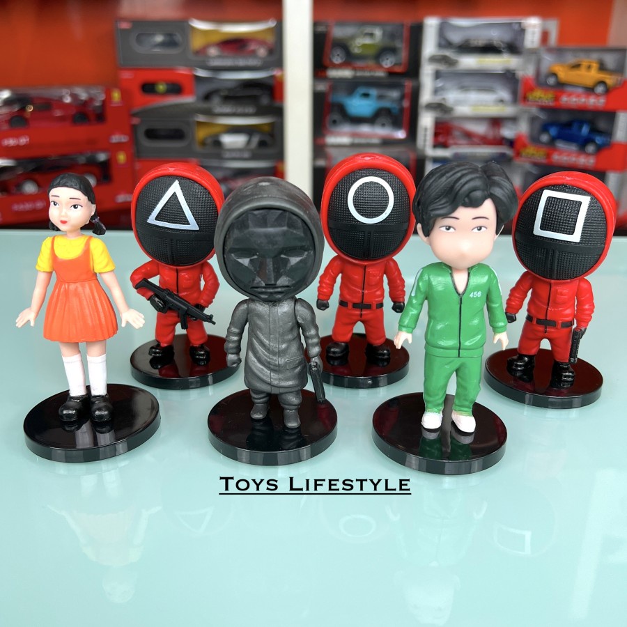 Jual CLEARANCE SALE!! Pajangan Action Figure Squid Game (BAGUS & MURAH