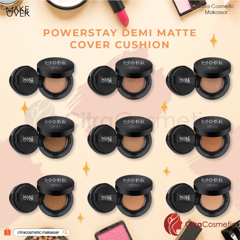 Jual Make Over DemiMatte Cover Cushion 15 Gr Shopee Indonesia
