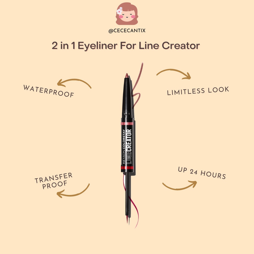 Jual Revlon Color Stay Line Creator Double Ended Eyeliner