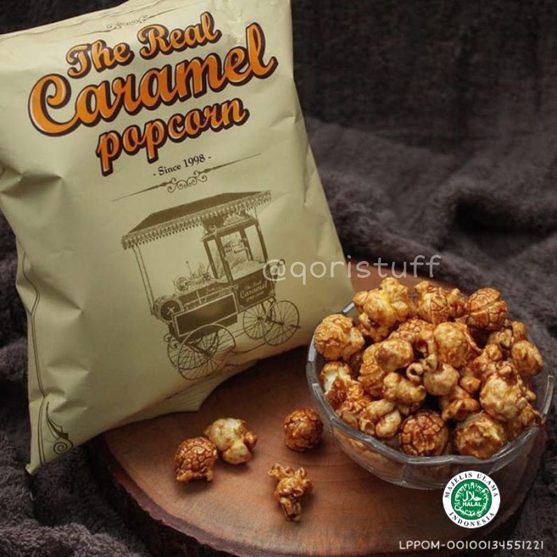 Jual The Real Caramel Popcorn XXI, Popcorn Caramel, Popcorn Bisokop