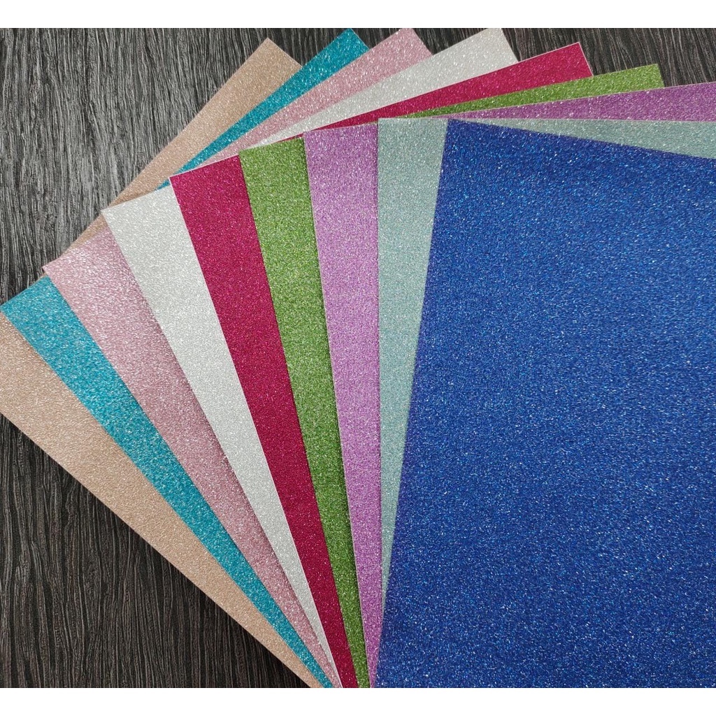 Jual Glitter Sticker A4 (Sparkling Sticker) Shopee Indonesia