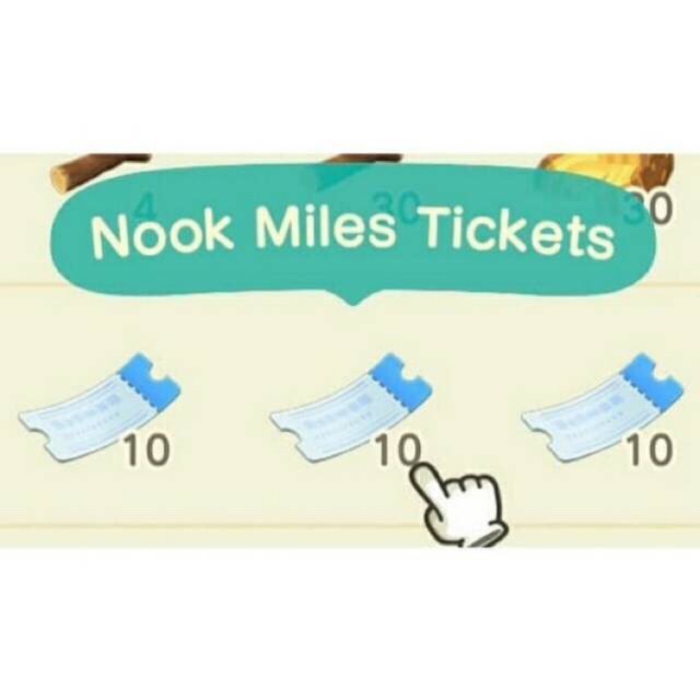 Jual 100 Nook Miles Ticket 100 buah NMT Animal Crossing bisa per 10