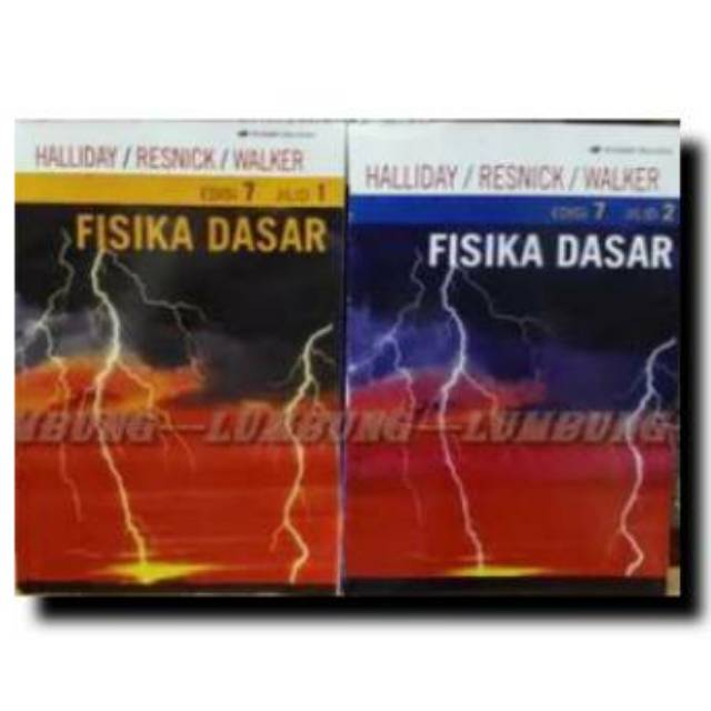 Jual FISIKA DASAR Edisi 7 Jilid 1 & 2 Halliday Resnick Shopee Indonesia