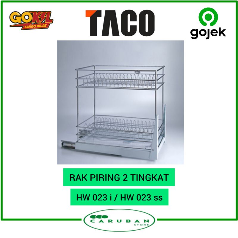 Jual HW023i HW023ss / Rak Piring 2 Susun Taco / Rak Piring Bawah