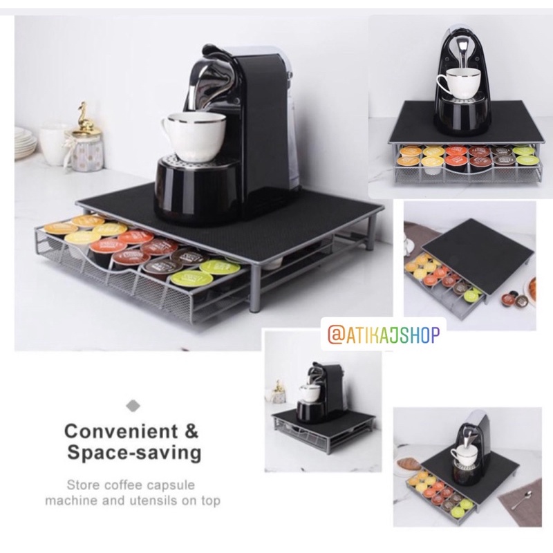 Jual Nescafe Dolce Gusto Capsule Drawer Holder Storage Box Rack Tempat