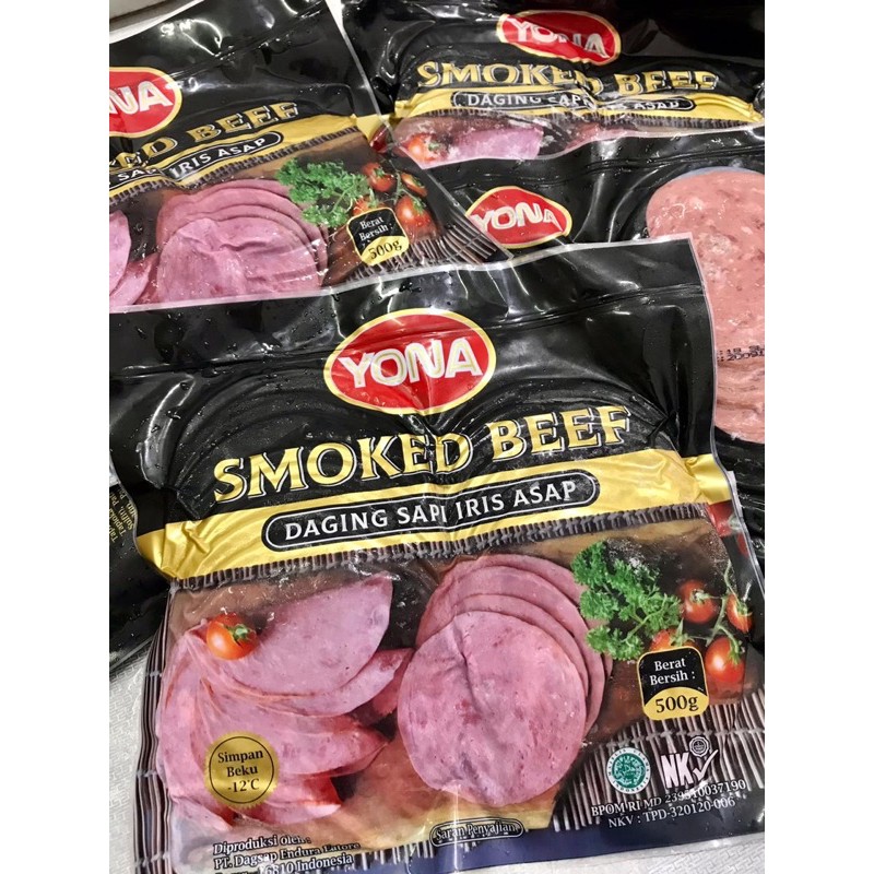 Jual Yona Smoked Beef 500gr Shopee Indonesia