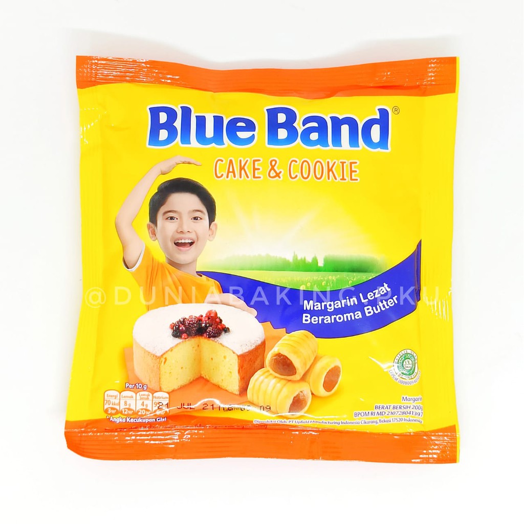 Jual Blue Band Cake & Cookies 200gr Blue band Shopee Indonesia