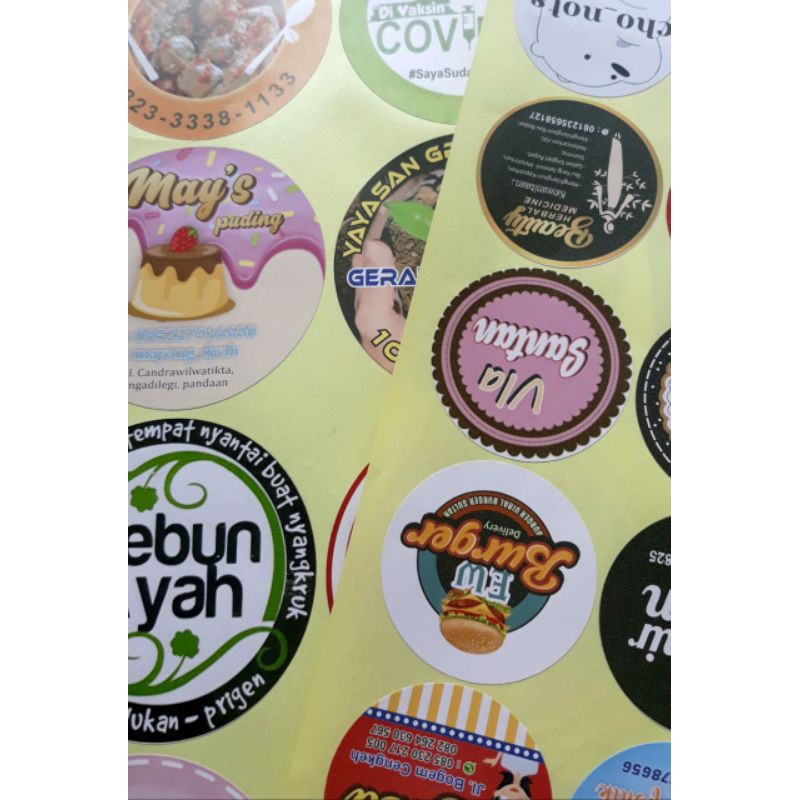 Jual STIKER LABEL ( CUSTOM ) Shopee Indonesia