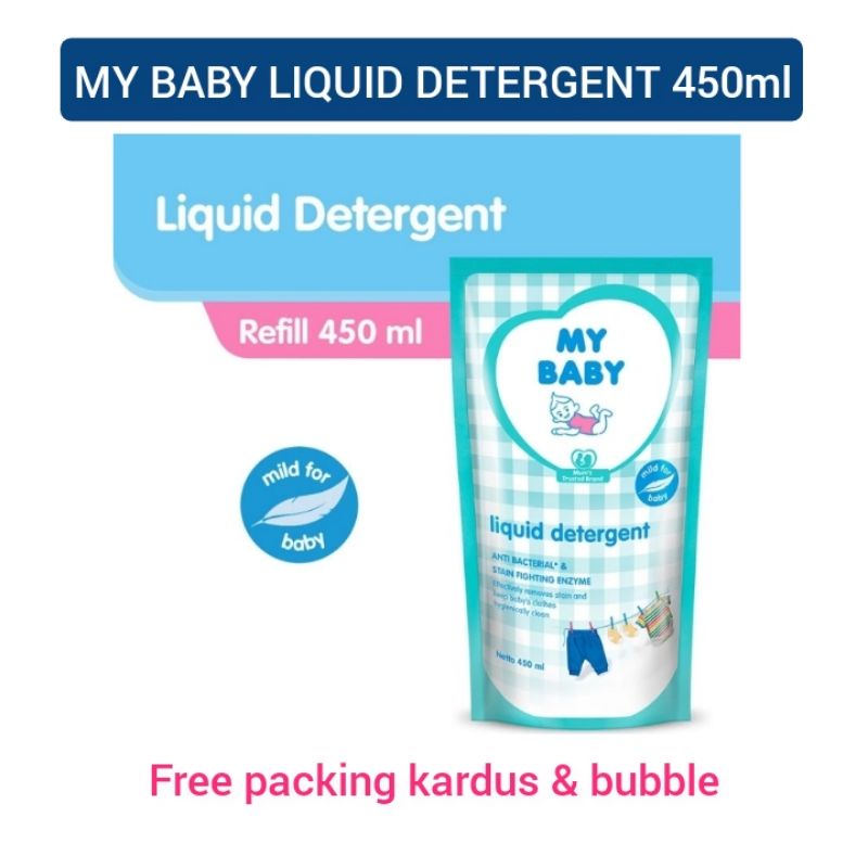 Jual MY BABY Liquid Detergent Refill 450ml Shopee Indonesia