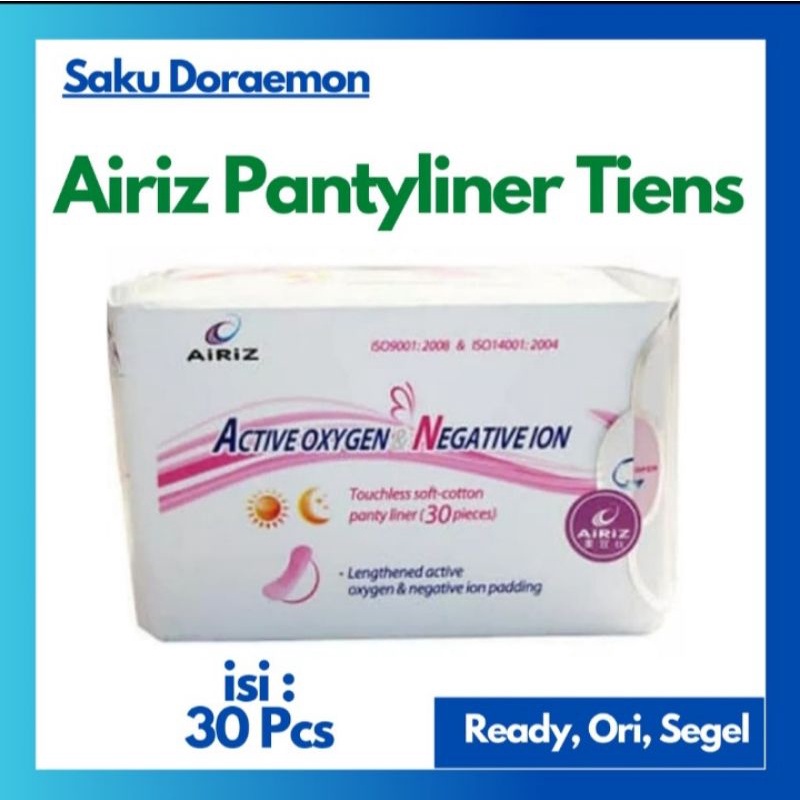 Jual TIENS / TIANSHI AIRIZ PANTYLINER SANITARY NAPKIN100 ORIGINAL
