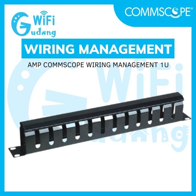Jual Amp Commscope Wiring Management 1U Kabel Managemen Shopee Indonesia