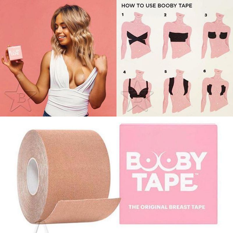 Jual Boob Tape / Bra Tape / Bralogy / Body Tape 5cm x 5m Shopee Indonesia
