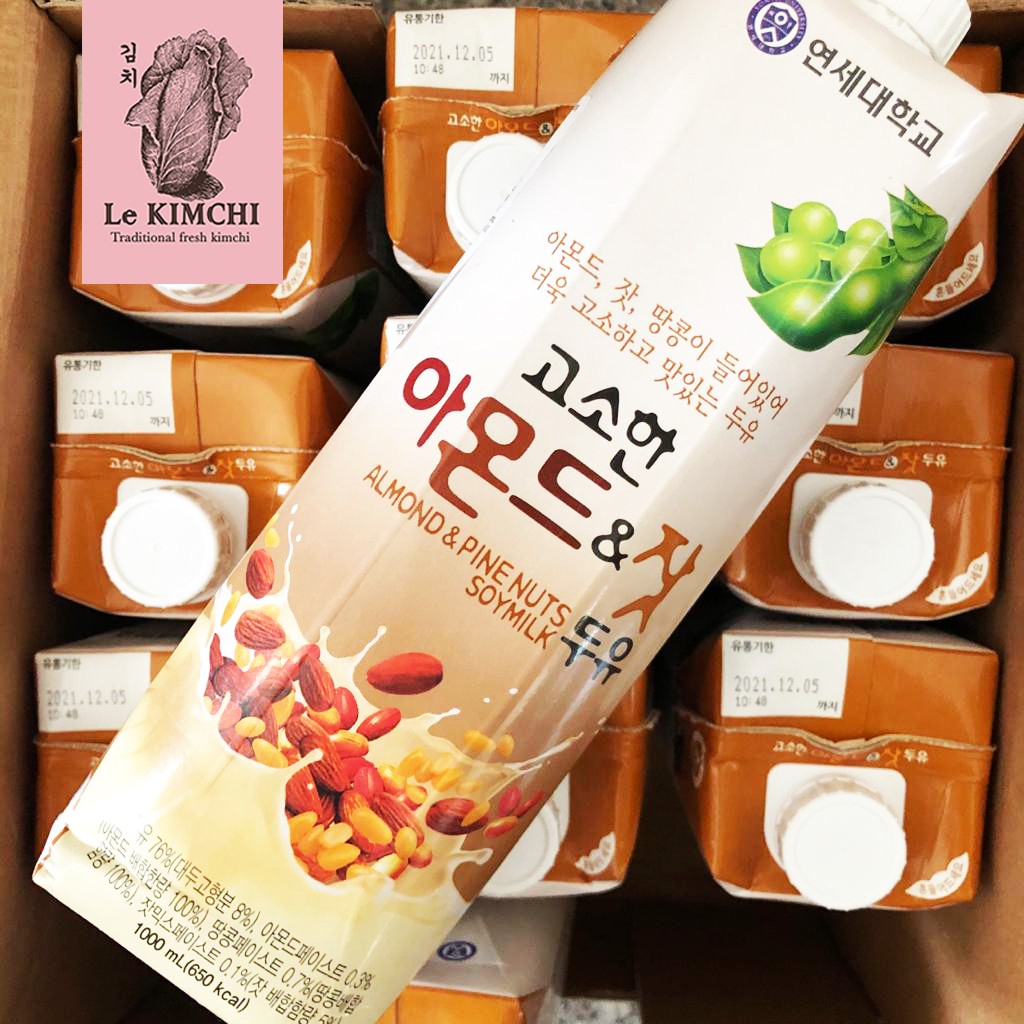 Jual Yonsei Almond & Pine Nuts Soy Milk 1 L Korean Soy Milk Minuman Korea Susu Kedelai 1L