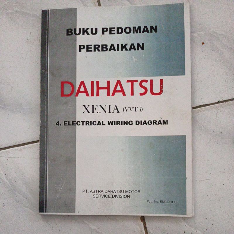 Jual (A4) wiring diagram daihatsu xenia vvti. Shopee Indonesia