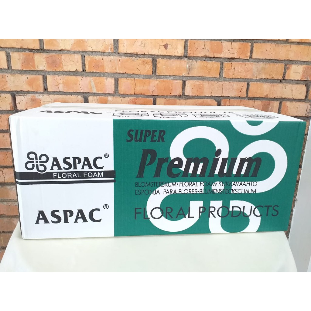Jual Floral Foam Basah Aspac Premium PerKardus ( Isi 20 pcs ) Shopee