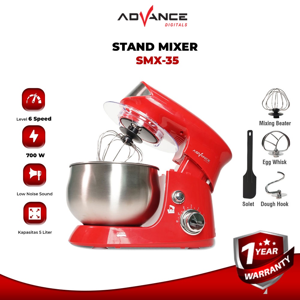 Jual Advance SMX 35 Standing Mixer 3,5 Liter Shopee Indonesia