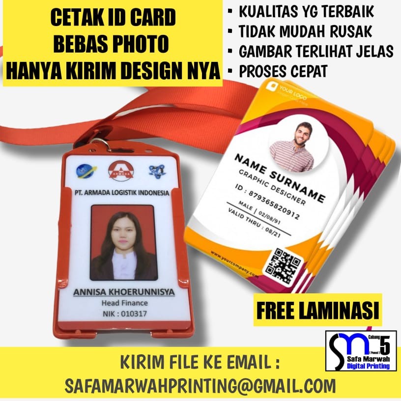Jual Id card custom Shopee Indonesia