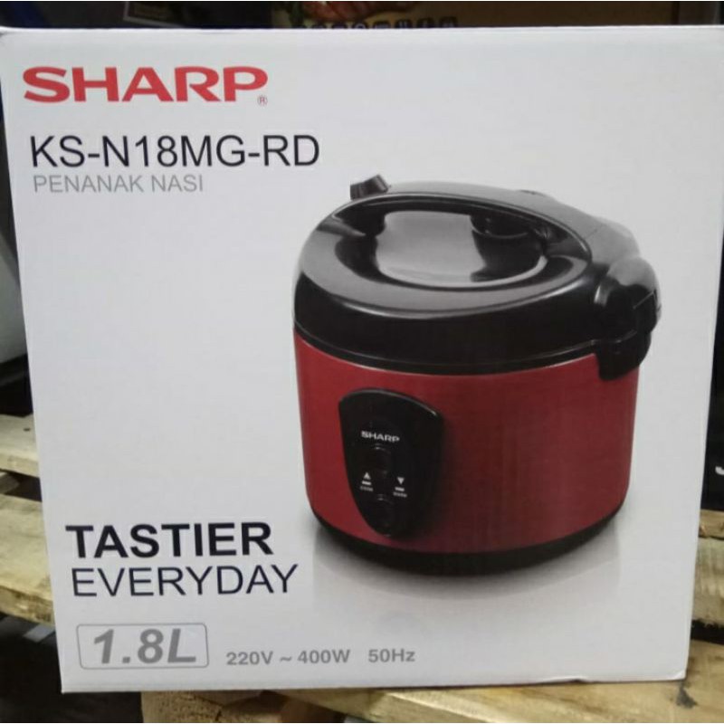 Jual rice cooker sharp KSN18MGRD Shopee Indonesia