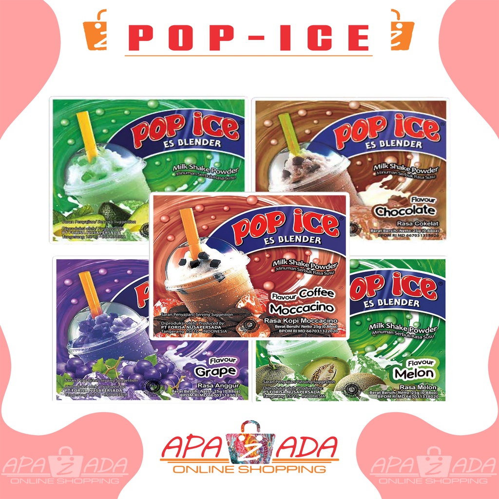 Jual Apazada Pop Ice Blender Aneka Rasa / Es Blender All Varian