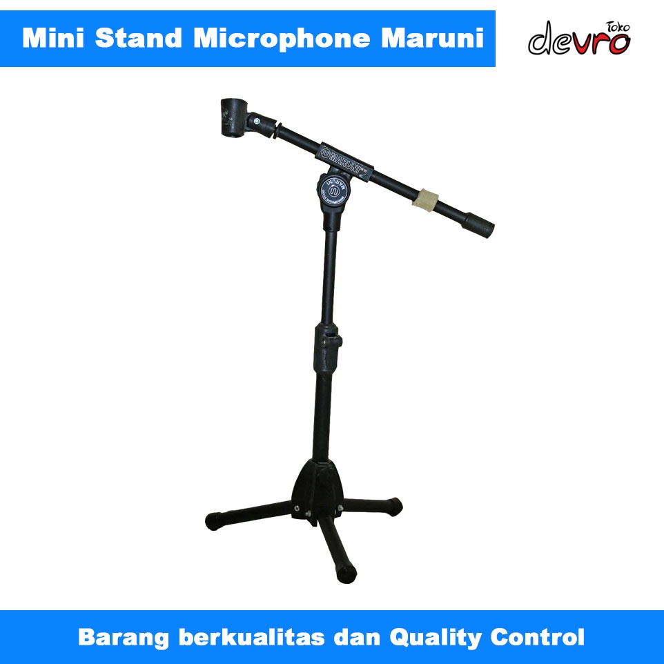 Jual Stand Microphone 60cm Stand Mikrofon Tripod Microphone