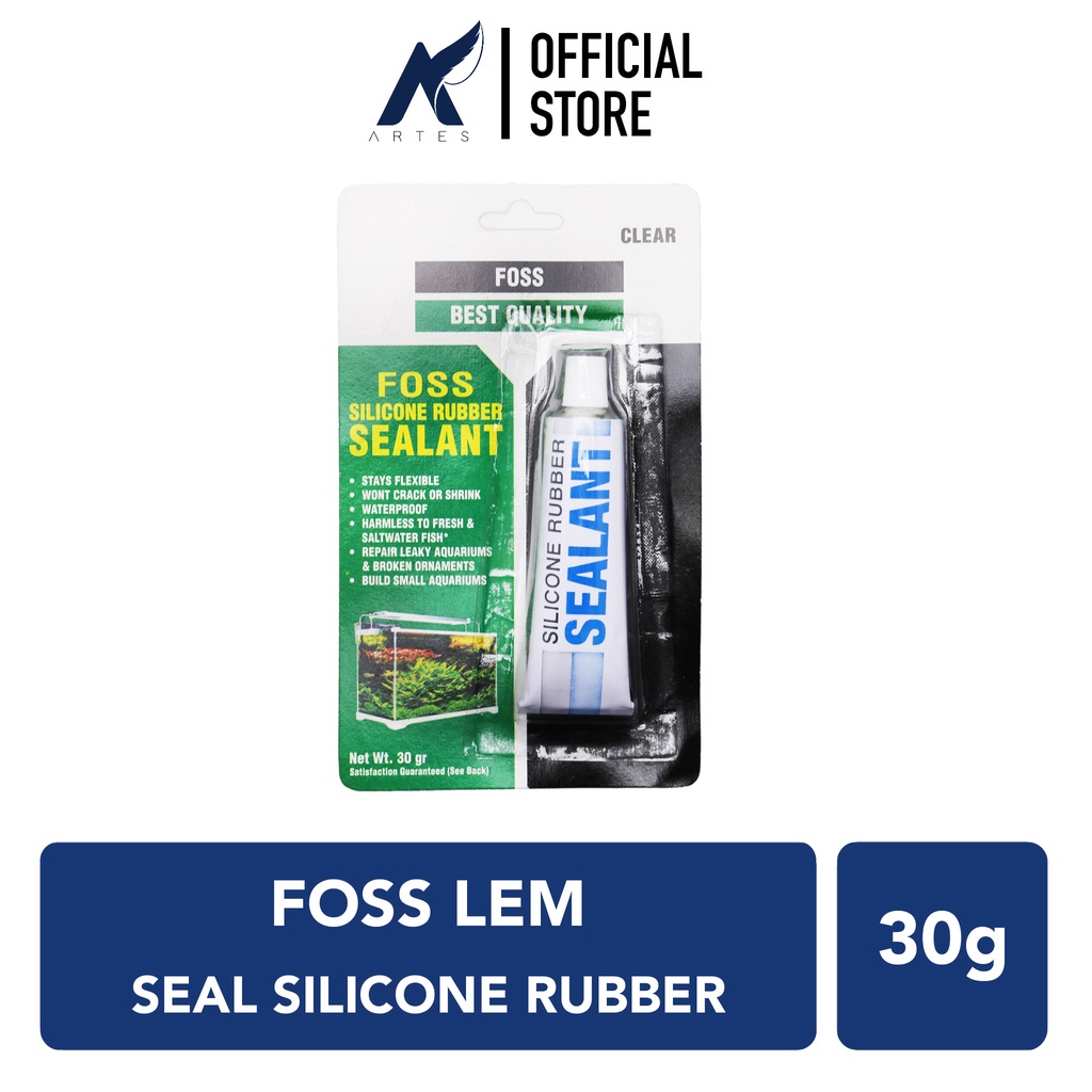 Jual FOSS SILICONE RUBBER SEALANT Lem Fos SilikonSilicon Serba Guna
