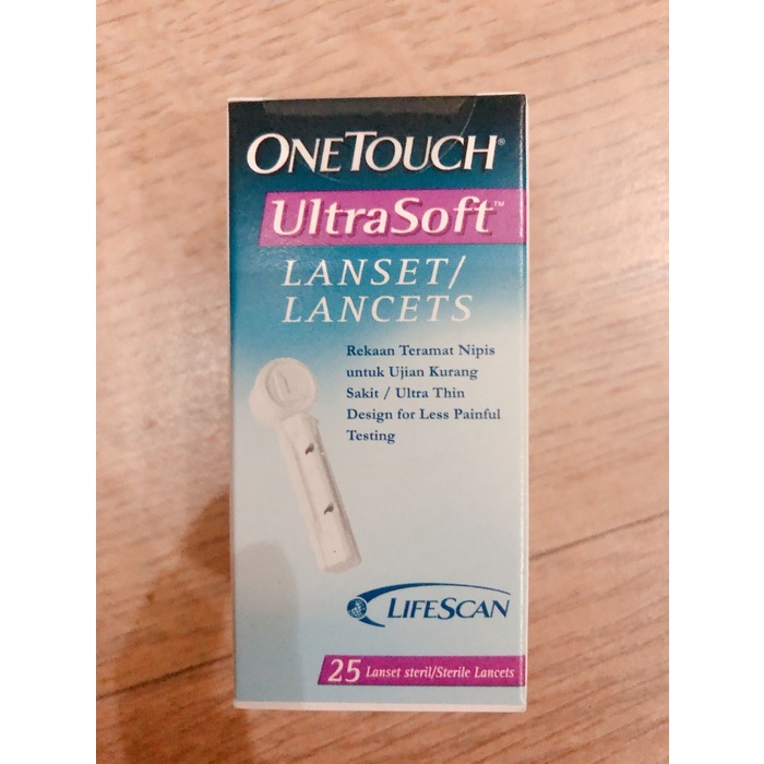 Jual One touch ultra soft lancets 25pcs Shopee Indonesia