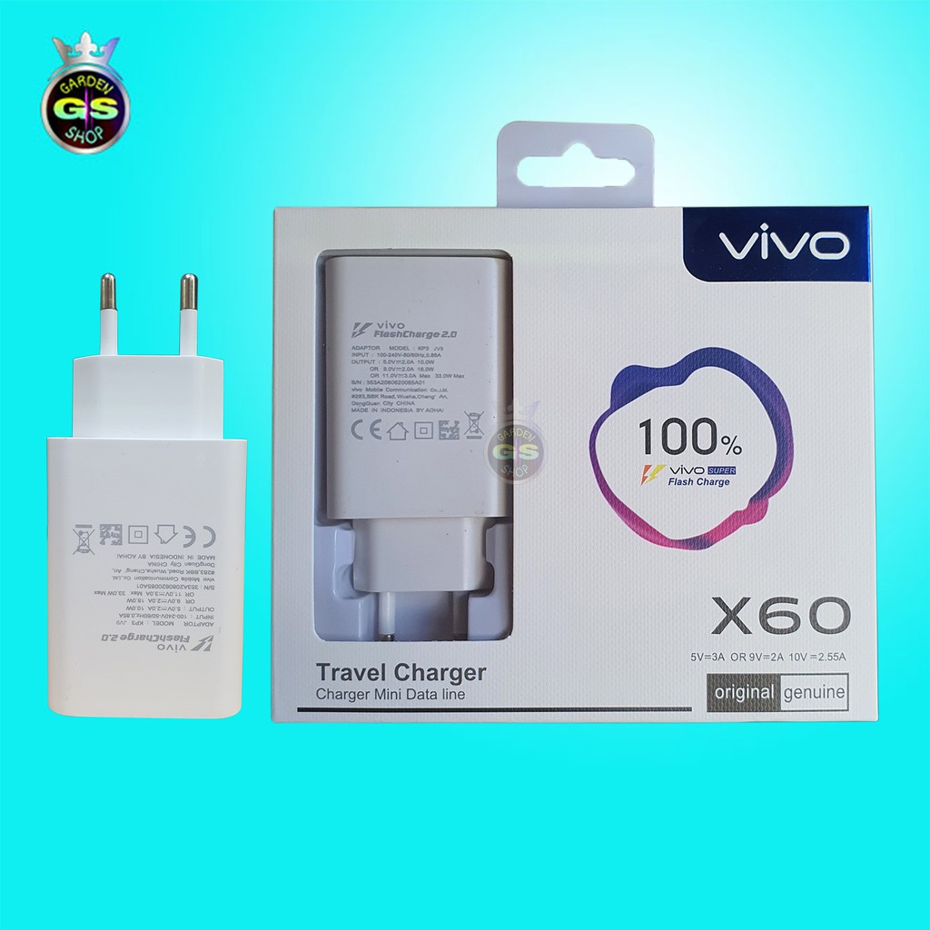 Jual Charger Vivo Original 100 Fast Charging 9V2A / Charger Vivo V11