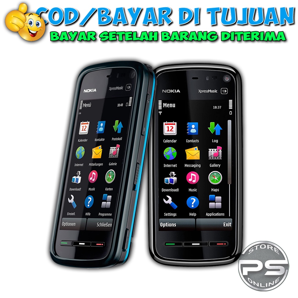 Jual HP Nokia 5800 Xpress Music HP symbian Layar Sentuh HP dengan aplikasi terlengkap