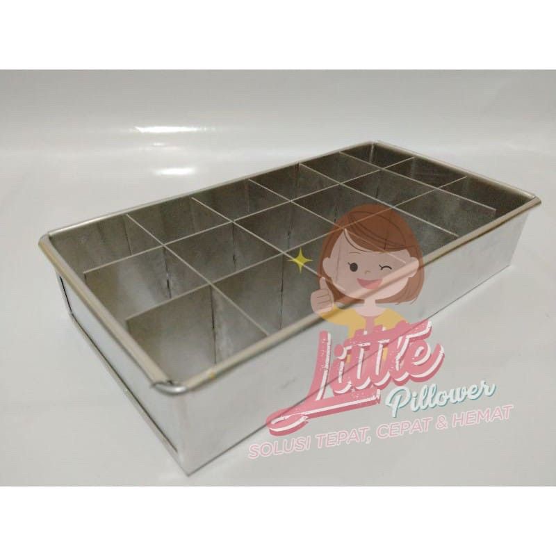 Jual LPD Loyang Brownies sekat 18 ukuran 20x10 Harga Super Ekonomis
