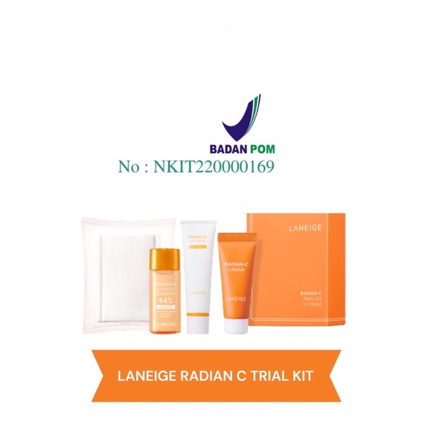 Jual Laneige Radiance C trial kit (3 items) Shopee Indonesia