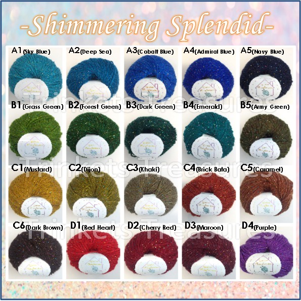 Jual Shimmering Splendid Yarn Playhouse Benang rajut Akrilik Acrylic