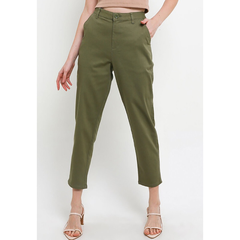 Jual Giordano Essential Khakis Pants Wanita Shopee Indonesia