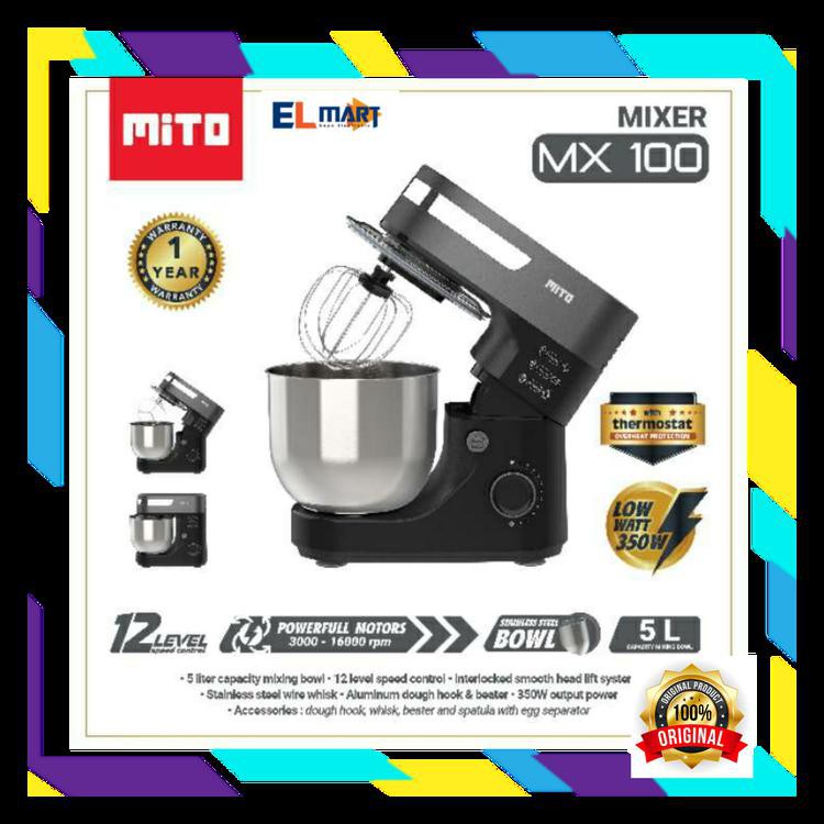 Jual Mixer Roti Mito Mx100 5 Liter Standing Mixer Jumbo Mito Mx 100 Shopee Indonesia