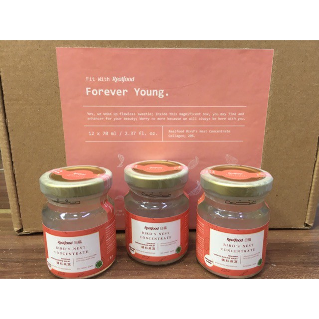 Jual Realfood forever young minuman sarang burung wallet / bird nest