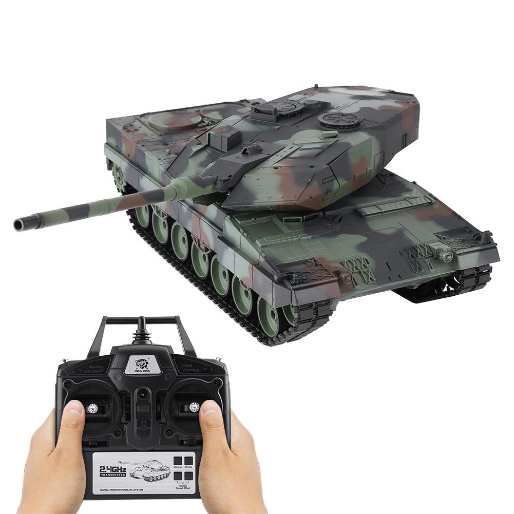 Jual Henglong RC German Leopard 2A6 Tank 1/16 Remote Control 2.4GHz