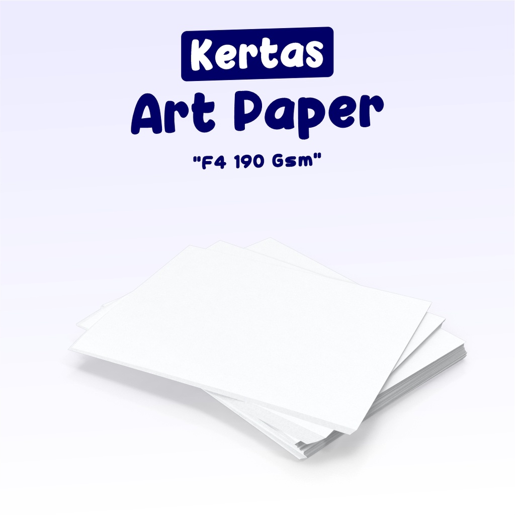 Jual Kertas Art Paper / Art Carton / Art Karton F4 Eceran Shopee Indonesia
