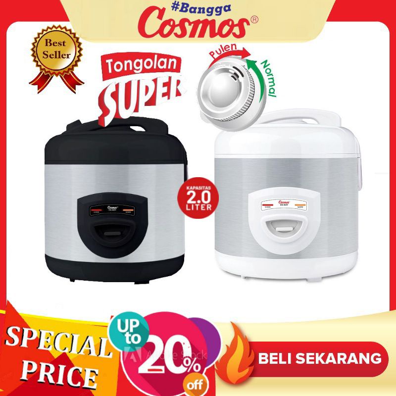 Jual Cosmos Rice Cooker CRJ8229 2 Liter Magic Com Mejikom 3in1
