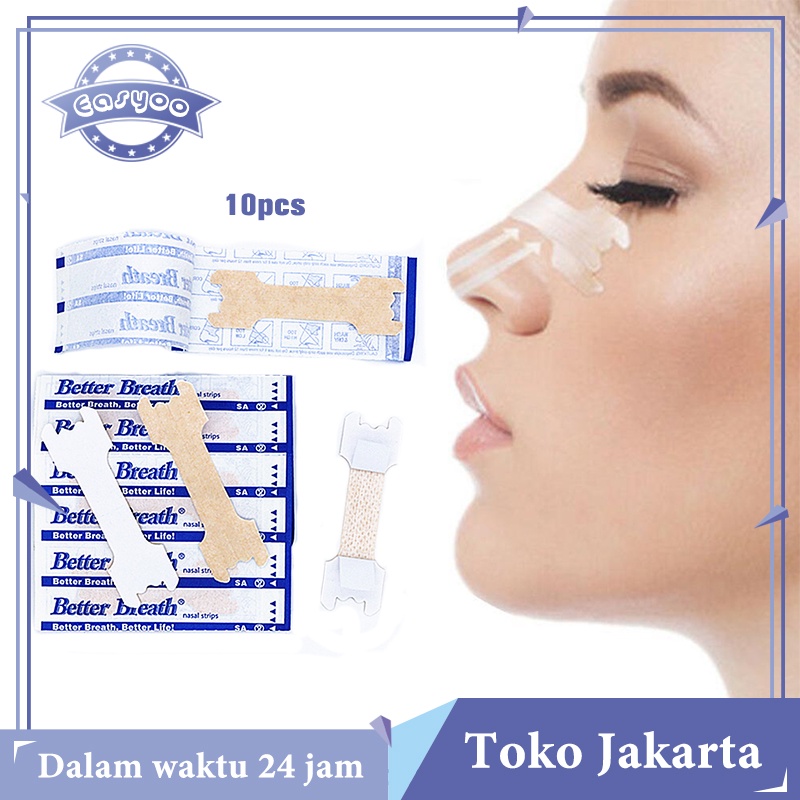 Jual 10pcs Plester Hidung Harmony Life Nasal Strips Nose Strips Nasal