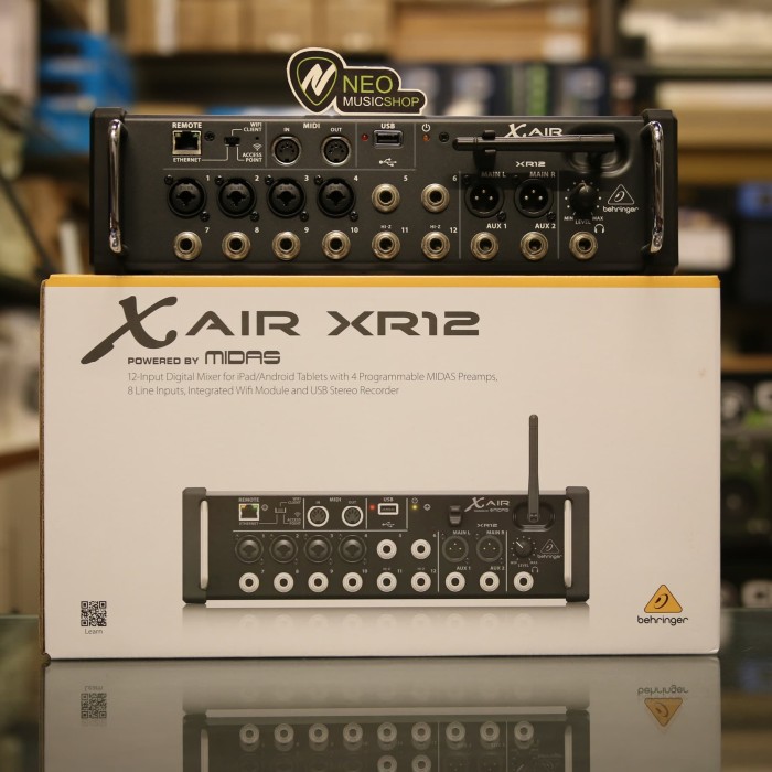 Jual Behringer XR12 Digital Mixer 12Input Digital Mixer for iPad
