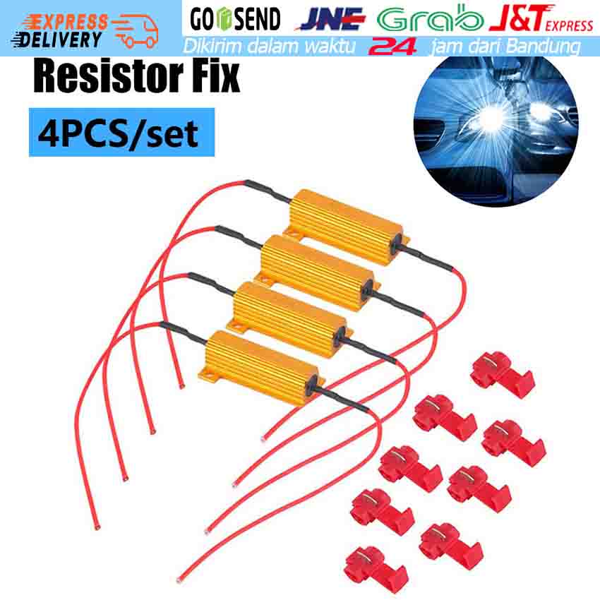 Jual 4PCS Resistor Sein 50W 6 OHM Solusi Lampu Sein LED Hyper Flash
