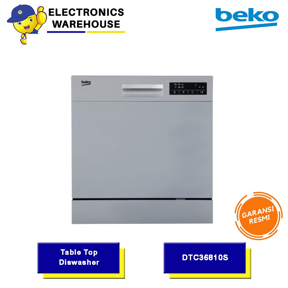 Jual Beko Dishwasher DTC36810S / Beko Dishwasher Table Top DTC36810S Shopee Indonesia