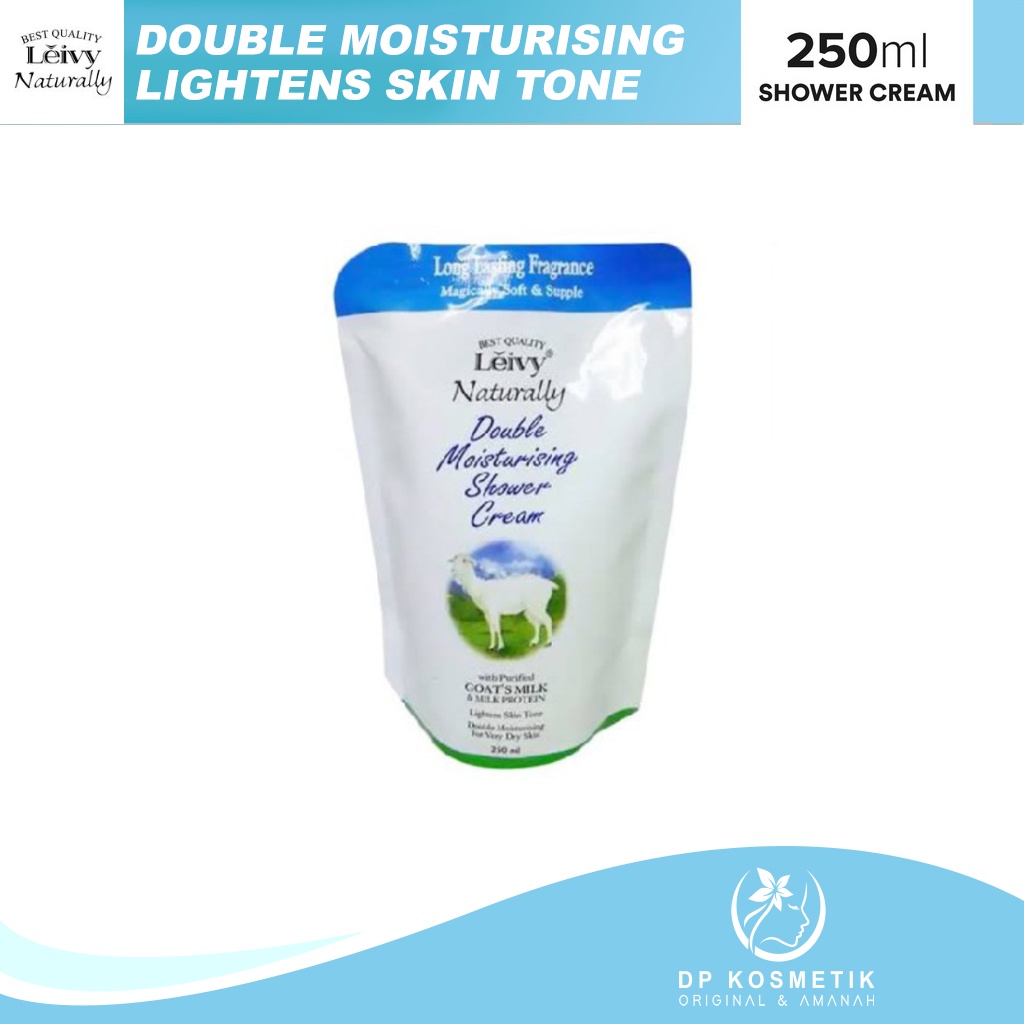 Jual Body Wash Whitening Leivy Shower Cream Goats Milk Reff 250ml