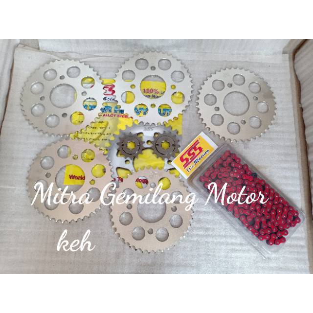 Jual GEAR SET SSS HONDA CB150R OLD NEW MEGAPRO NEW TIGER REVO Shopee Indonesia
