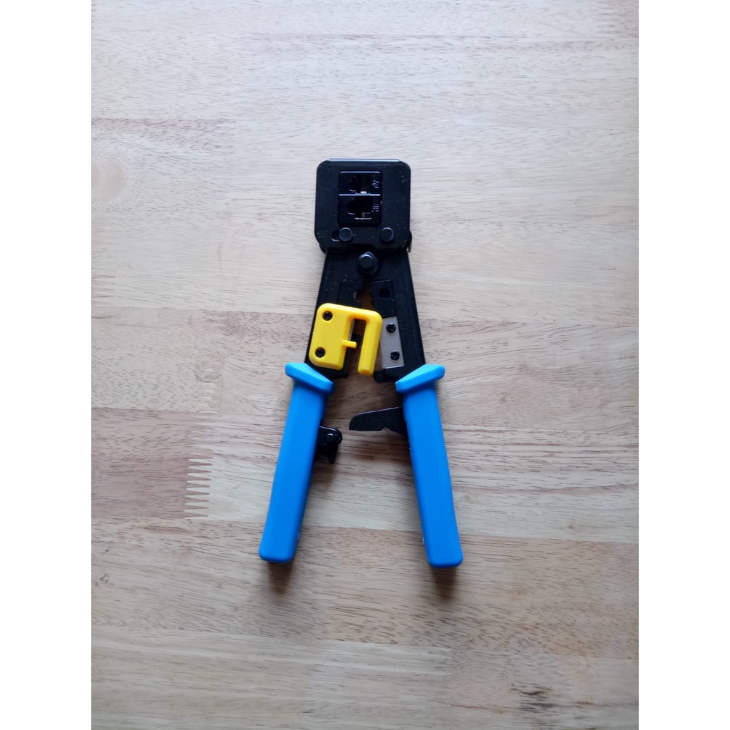 Jual EZ Crimping Tool RJ45 Cat 5E dan Cat 6 Tang Crimping Anti gagal