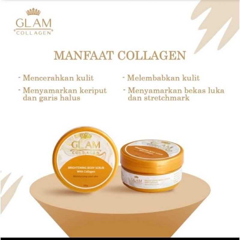 Jual Glam Collagen Body Mask // Scrub // Cream Shopee Indonesia