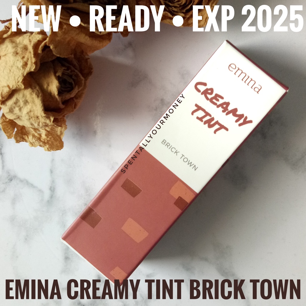 Jual NEW emina creamy tint BRICK TOWN Shopee Indonesia